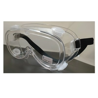Hospital Air Vents Safety Glasses Ansi z87.1 Anti Impact Anti Fog Clear Medical Goggles